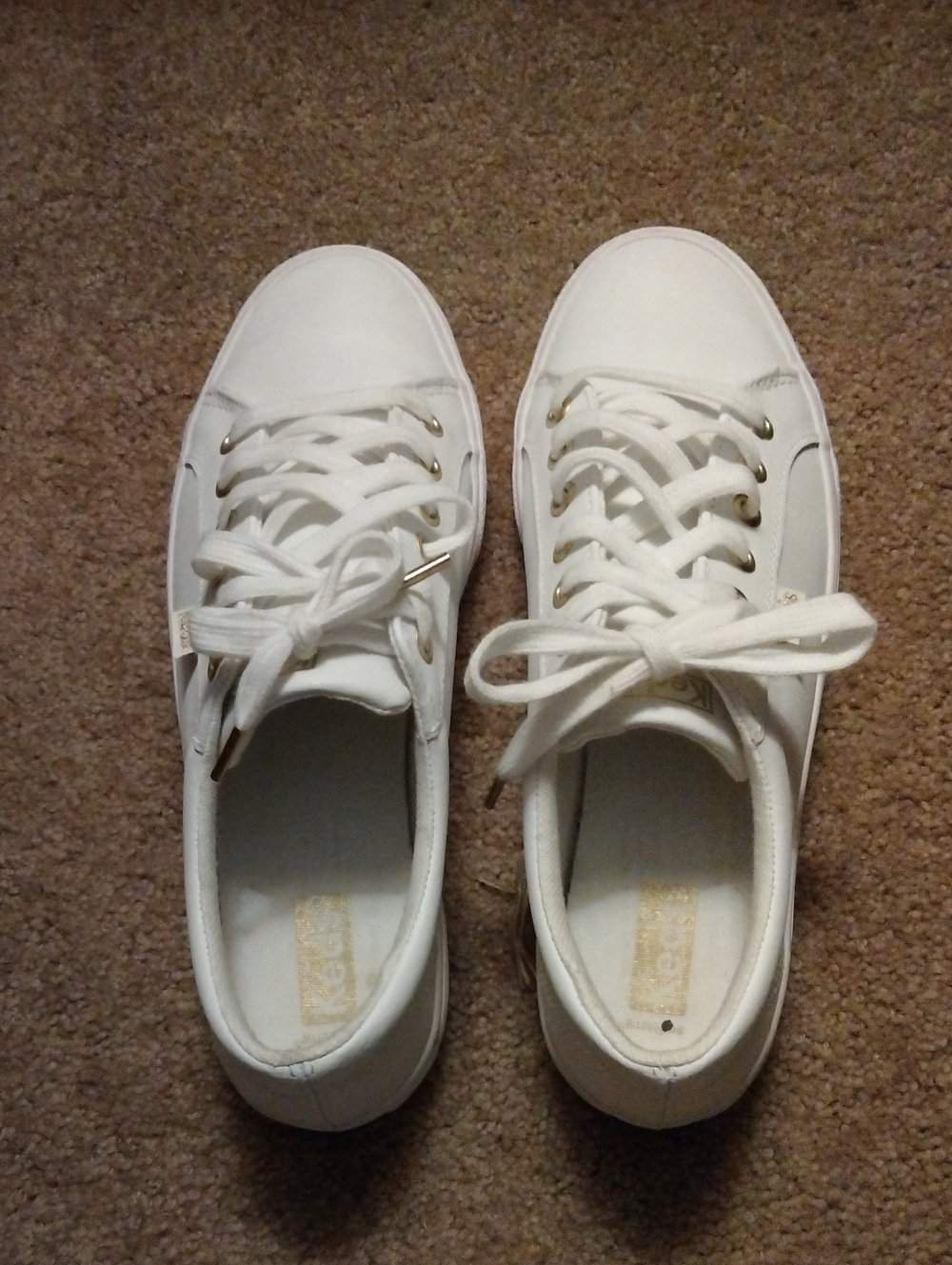 Keds White Leather Sneakers